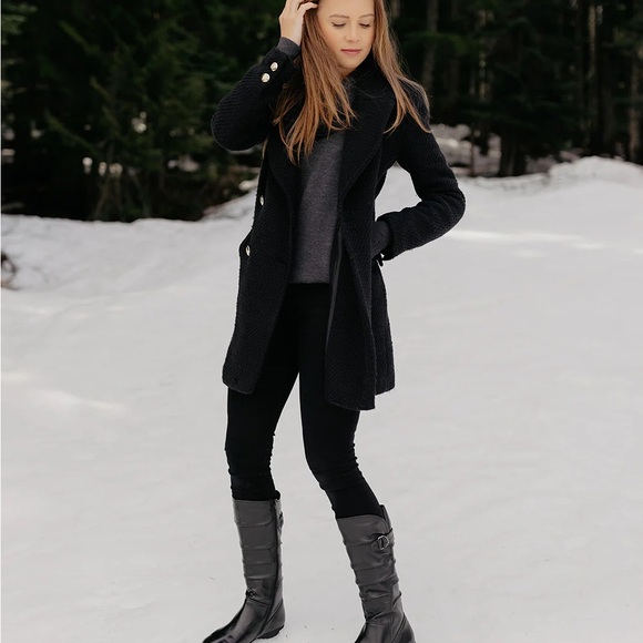 Josef Seibel Naly 23 Tall Black Leather Boots, New in Box - Picture 2 of 12